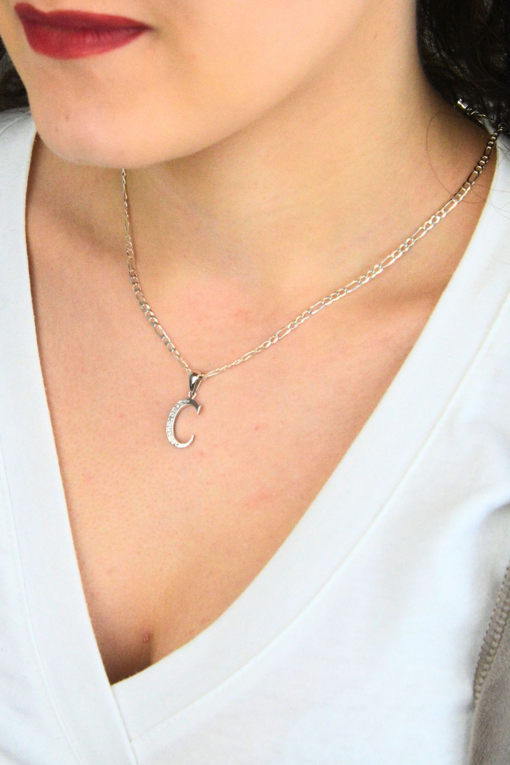 Srebrny łańcuszek damski 925 Figaro 3mm  – klasyczny.jpg